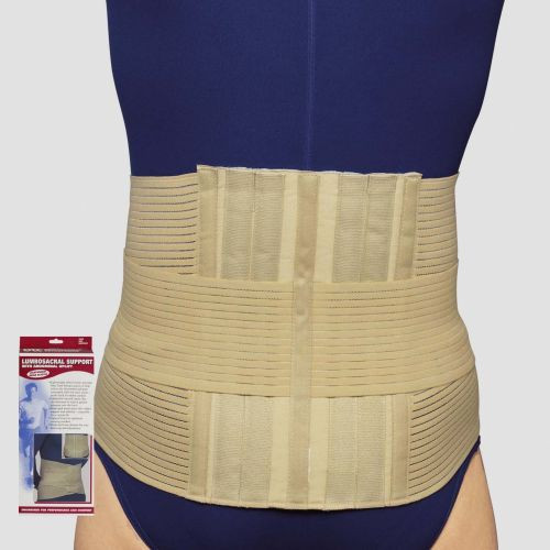 Airway - AIR 2893L - EA/1 OTC MEDIUM LUMBOSACRAL SUPPORT W/ ABDOMINAL UPLIFT LG (37-40") 7" FRONT & 12" BACK ELASTIC BELT