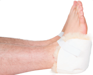 Airway - AIR 350010 - PR/1 HEEL PROTECTORS PRESSURE RELIEF IN SHEEPSKIN ONE SIZE FITS MOST