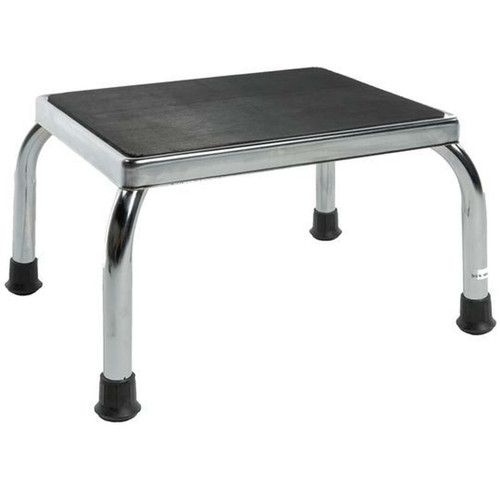 Airway - AIR 5008 - EA/1 PCP 9" FOOT STOOL CHROME LEGS W/ RUBBER TIPS NON-SKID 10" x 14" TOP TIP-PROOF 300LBS