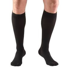 Airway - AIR 8845BL-M - PR TRUFORM CLASSIC LEGWEAR 30-40MMHG KNEE-HIGH CLOSE-TOE SOFT-TOP BLACK MD (13 1/2 -16") SOCK UNISEX