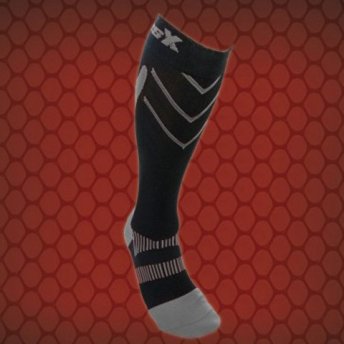 Airway - AIR X200SB-L - PR/1 CHAMPION CSX SPORT SOCKS (11-13.5IN) 15-20MM SILVER/BLACK