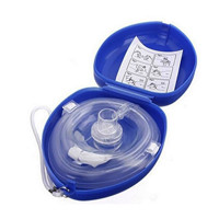 BLS Systems Ltd - BLS 2025-HS-CC - EA/1 RESUSCITATOR POCKET CPR FACEMASK W/ O2 HEADSTRAP & CASE PLASTIC DISPOSABLE LATEX-FREE
