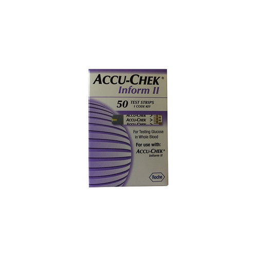 Roche Diagnostics - BMC 05942861164 - BX/50 ACCU CHEK INFORM II GLUCOSE TEST STRIP