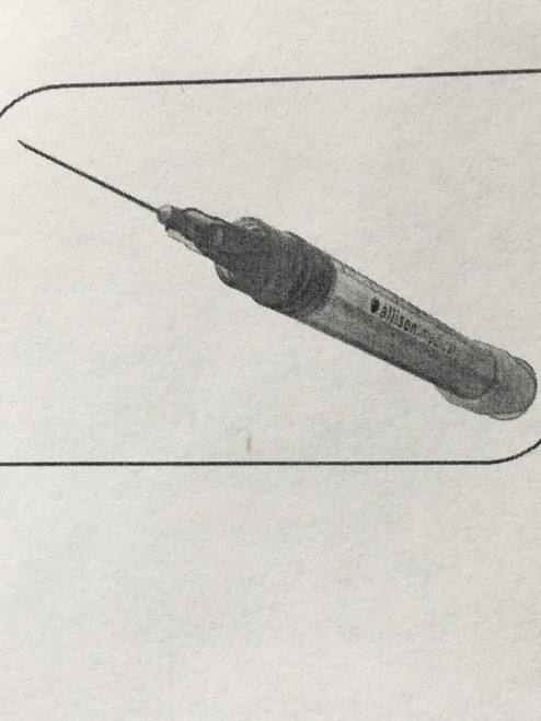 Allison Medical - CP 15-4131 - BX/100 CAREPOINT VET LUER LOCK SYRINGE W/ HUB NEEDLED, 23G X 1". FOR VETERINARIAN USE ONLY