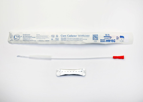 Cure Medical - CURE HM16C - BX/30 CURE INTERMITTENT 16" COUDE TIP HYDROPHILIC 16FR