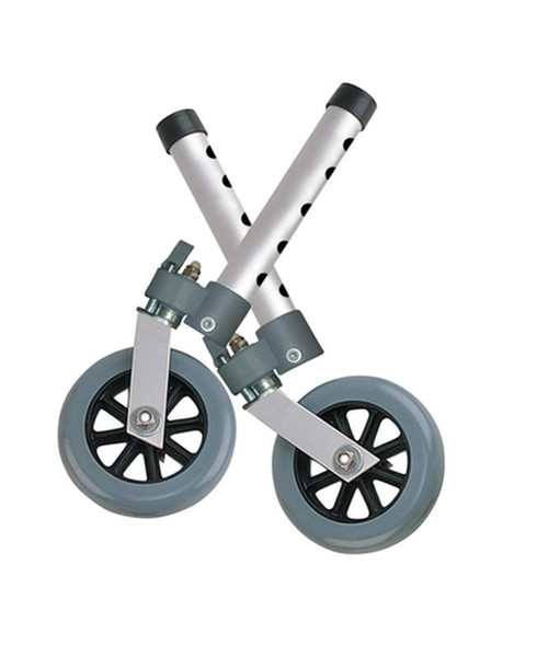 Drive Medical - DM 10115 - PR/1 Swivel Lock Walker Wheels, 5"