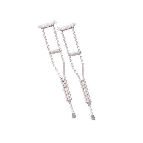 Drive Medical - DM 10401-1 - PR/1 Walking Crutches with Underarm Pad and Handgrip, Youth