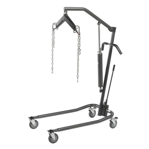 Drive Medical - DM 13023SV - EA/1 Hydraulic Patient Lift with Six Point Cradle, 5" Casters, Silver Vein