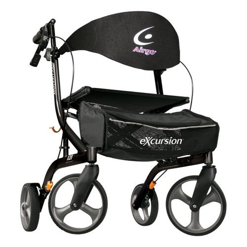 Drive Medical - DM 700-920 - EA/1 AIRGO EXCURSION X20 LIGHTWEIGHT SIDE-FOLD ROLLATOR, BLACK