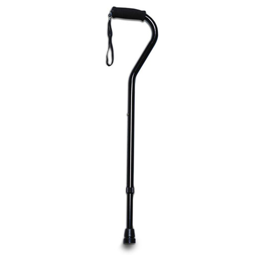 Drive Medical - DM 730-330 - EA/1 Adjustable Offset Handle Cane with Foam Grip, Black