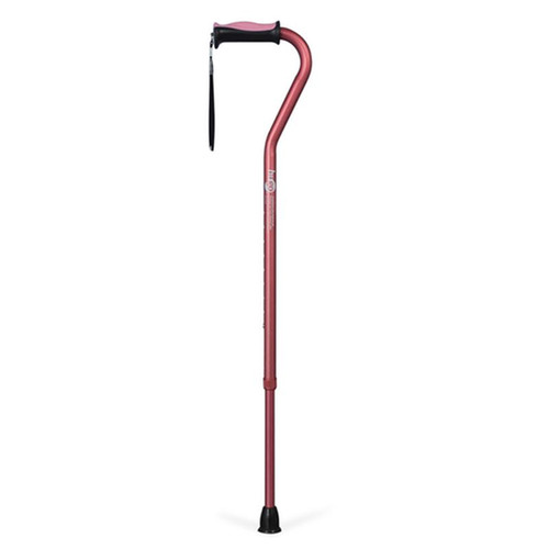 Drive Medical - DM 731-446 - EA/1 Adjustable Offset Handle Cane with Reflective Strap, Rose