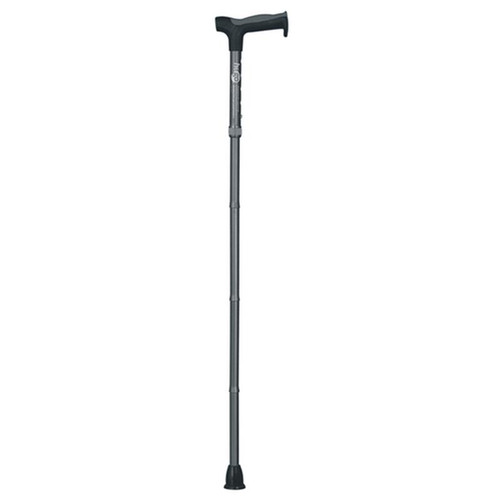 Drive Medical - DM 731-492 - EA/1 ADJUSTABLE FOLDING CANE WITH REFLECTIVE STRAP, SMOKE