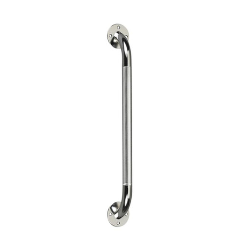 Drive Medical - DM RTL12118 - EA/1 Chrome Knurled Grab Bar, 18"