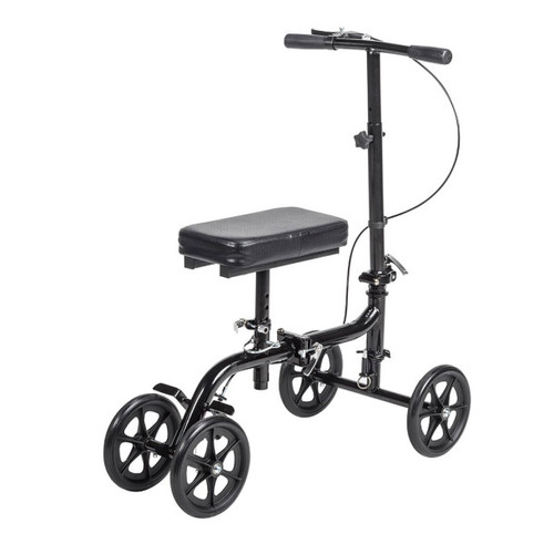 Drive Medical - DM RTL799 - EA/1 ECO FOLDING KNEE WALKER ADJUSTABLE HANDLEBAR & PADDED LEG SUPPORT UNIVERSAL 8" WHEELS (350lbs)