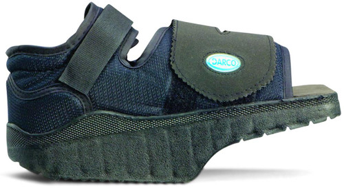 DARCO INTERNATIONAL INC - DR HQ1B - EA/1 DARCO HEELWEDGE OFF-LOADING SHOE, SMALL (WOMEN 6-7.5 MEN 5-6.5) BLACK