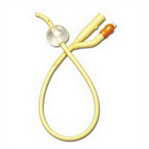 Medline - DYND 11214 - CS/12 SILICONE COATED FOLEY CATHETER, COUDE TIP, 2 WAY, 14FR, 10CC