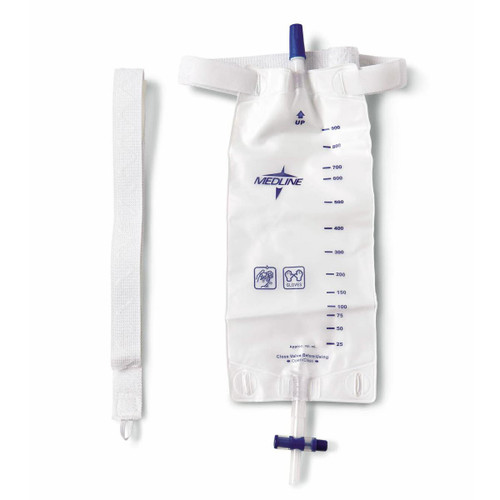 Medline - DYND 12582 - PR/20 URINARY LEG BAG ACCESSORIES STRAPS,LEG BAG,ELASTIC,HOOK-LOOP