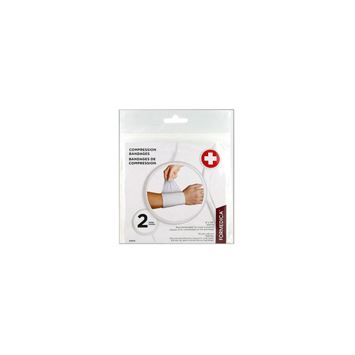 FORMEDICA - FOR 77560403060 - PK/2 COMPRESSION BANDAGE 4" X 24", STERILE, WHITE (775604030608)