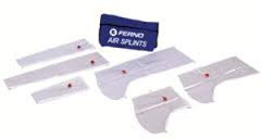 FERNO Canada - FWSP 7645 - PK/6 AIR SPLINT SET W/CASE (HAND/WRIST, HALF ARM, FULL ARM, FOOT/ANKLE, HALF LEG, FULL LEG)