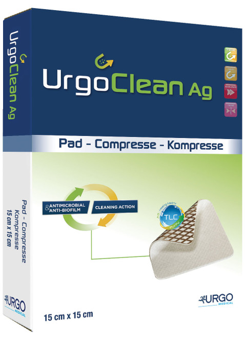 Urgo Medical - HOL 509341 - BX/10 URGOTUL RESTORE CONTACT LAYER DRESSING AG/SILVER , 4" X 5" (10CM X 12CM)
