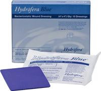 HydroFera LLC - HOL HB4414 - BX/10 HYDROFERA BLUE FOAM DRESSING 4" x 4" STANDARD W/O BORDER