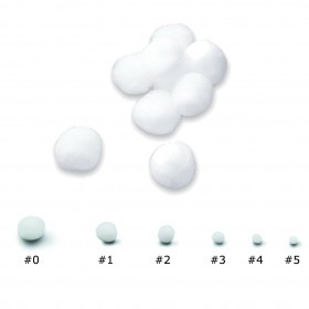 Hospira HealthCare - HOS 100108 - CS/2550 COTTON PELLETS SIZE #3