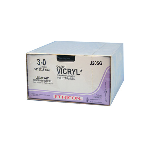 Johnson & Johnson Systagenix - JNJ Z316H - BX/36 ETHICON PDS II SUTURE SIZE 3-0 VIOLET-COATED TAPER POINT SH NEEDLE 1/2 CIRCLE 26mm (1 x 27")