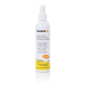 Medela - MDLA 101035691 - EA/1 QUICK CLEAN BREAST PUMP & ACCESSORY SANITIZER SPRAY 8OZ (87246)