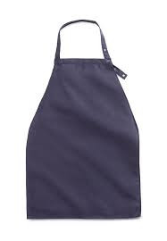 Medline - MDT014113NAVY - EA/1 MEDLINE APRON STYLE DIGNITY ADULT BIB W/SNAP ,NAVY BLUE,15.76" X 11.82"