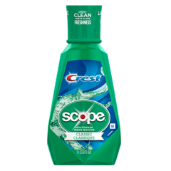 Medical Mart - MED 090073 - EA/1 SCOPE MOUTHWASH, CLASSIC COOL PEPPERMINT, 1L.