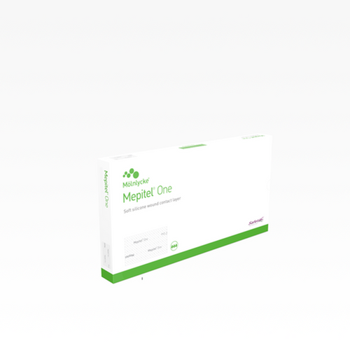 Molnlycke - MOL 289700 - BX/5 MEPITEL ONE WOUND CONTACT LAYER DRESSING 17CM x 25CM STERILE W/ SAFETAC TECHNOLOGY