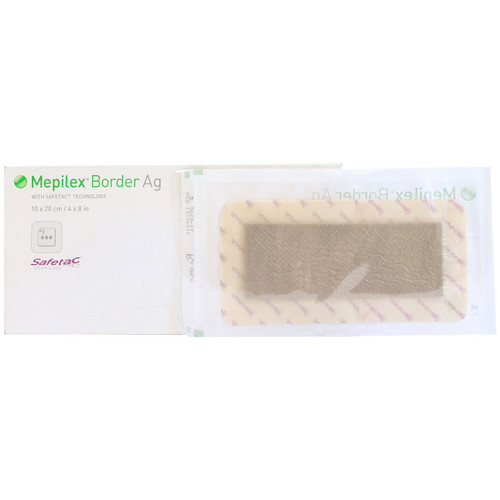 Molnlycke - MOL 496400 - BX/10 MEPILEX BORDER POST-OP SELF ADHESIVE ABSORBENT FOAM DRESSING WITH SAFETAC& FLEX INNOVATION 10