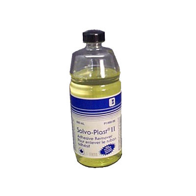 Canadian Custom Packaging - P 1466-03 - EA/1 SOLVO-PLAST II ADHESIVE REMOVER 100ML YELLOW LIQUID INSOLUBLE IN WATER NOTED ODOR PRESERVES SKI