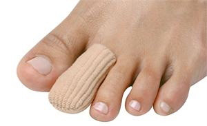 Pedifix - PED 1051-M - PK/6 VISCO-GEL RIBBED DIGIT CAP LG/XL