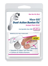 Pedifix - PED 1315-CTZ - EA/1 VISCO-GEL DUAL ACTION BUNION FIX ONE SIZE CUSTOMIZABLE