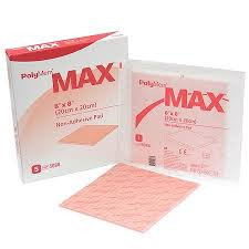 Polymem - PLM 5045 - BX/10 POLYMEM MAX NON-ADHESIVE PAD DRESSING 4.5" X 4.5"