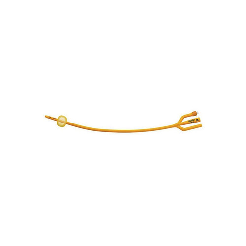 Rusch Teleflex - RUS 183405220 - BX/10 GOLD SILICONE COATED 3-WAY FOLEY CATHETER, 22FR 16IN, 5CC STERILE AND LATEX