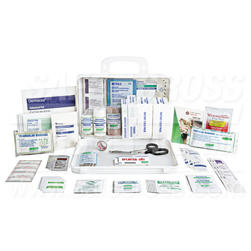 Safecross First Aid Ltd - SA 01376 - EA/1 FIRST AID KIT, SPORTS DELUXE, 16 UNIT, PLASTIC BOX