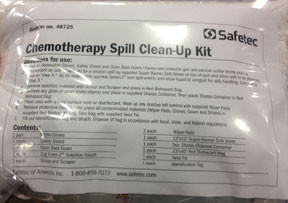 Safecross First Aid Ltd - SA 14399 - EA/1 HAZARDOUS SPILL KIT FOR CYTOTOXIC AGENTS (CHEMOTHERAPY SPILL CLEAN-UP KIT) REORDER# 49725