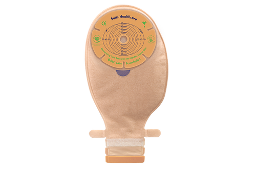 Salts Healthcare - SALT NDALT1390 - BX/30 CONFIDENCE NATURAL ADVANCE 1-PIECE LARGE DRAINABLE POUCH WITH FLEXIFIT AND ALOE, TRANSPARENT,