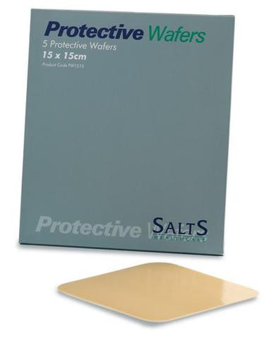 Salts Healthcare - SALT PW1515 - BX/5 PROTECTIVE WAFERS, SIZE 15CM X 15CM