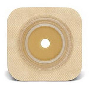 Convatec - SQU 413165 - BX/10 NATURA DURAHESIVE FLEX BARRIER,FLANGE 4X4" 1-1/2"TAN