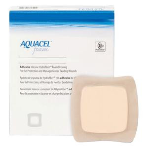 Convatec - SQU 421151 - BX/10 AQUACEL HYDROFIBER FOAM ADHESIVE DRESSING 10cm x 20cm (4x8)" STERILE