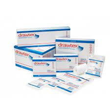 Urgo Medical - URG 00303 - BX/10 DRAWTEX HYDROCONDUCTIVE WOUND DRESSING W/ LEVAFIBER 15cm x 20cm