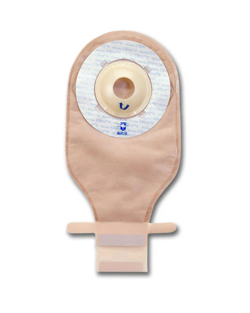 Marlen - MAR 57534 - BX/10 ULTRALITE 1PC DRAIN POUCH W/ AQUATACK BARRIER NO FILTER 1 3/8" TRANSPARENT SHALLOW CONVEX