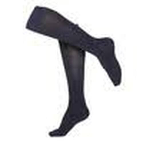 Airway - AIR 1062BL-S - PR/1 Truform Ladies Touch 15-20mmhg Knee-High Closed-Toe Small Black Ribbed Compression Sock