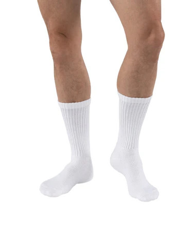 BSN - BSN 6039532 - JOBST SensiFoot,Knee High Diabetic Stockings, Closed Toe,Medium,8-15 mmHg,White