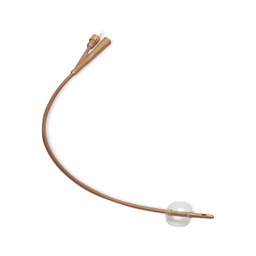 Cardinal Health - CHC 20520CW - BX10 Dover Silicone Foley Catheter 2-Way, Coude Tip, 5cc 20FR