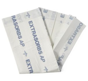 Medline - MDL EXTRASRB - CS/70 EXTRASORB AIR PERMEABLE DISPOSABLE UNDERPAD 23"X36" (EXTRASRB2336A)
