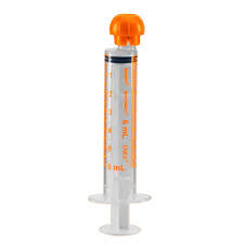 NeoMed - NM S6NC - CS/200 Neomed Oral/Enteral ENFit Syringe Sterile Orange 6ml